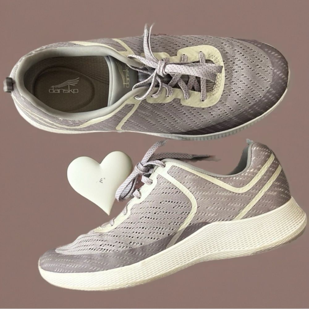 * Dansko Taupe and Cream Athletic Shoes